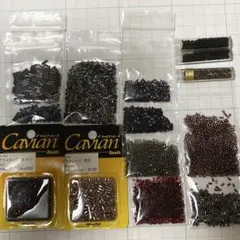 黒系　ビーズまとめ売り