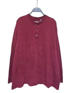 ヘンリーネック 長袖カットソー