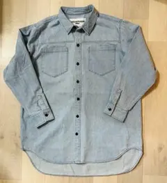 やや難あり　KAKELA&TRANQUIL 厚手デニムシャツ　カケラ