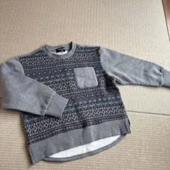 COMME CA ISM グレー トレーナー 110A