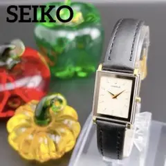 【美品】セイコー ラサール タンク クォーツ レディース腕時計 ヴィンテージ