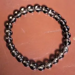 ビンテージ ブレスレット パワーストーン スモーキークォーツ 水晶 連珠