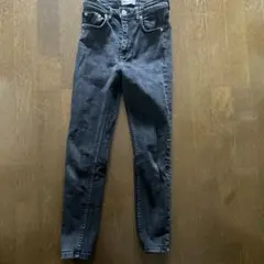 ZARA ダークグレー スキニーデニム　EUR34