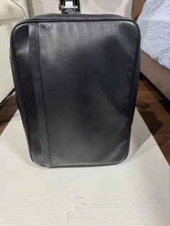 ビジネスレザーファクトリー　ブラックレザーリュック 2way