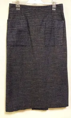 チェック柄 ロングスカート