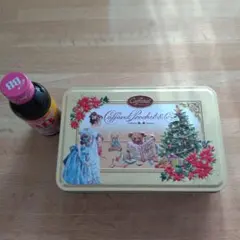 Caffarelクリスマス空き缶、チョコラBBライト1本