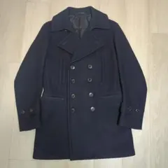 美品 SCYE サイ ピーコートネイビー ウール サイズ38