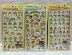 正規品 ポムポムプリン 第一弾 第二弾 ミニ ボンボンドロップシール 3枚セット