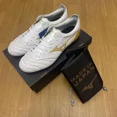 ミズノ モレリアネオIV JAPAN スーパーホワイトパール×ゴールド 27.5