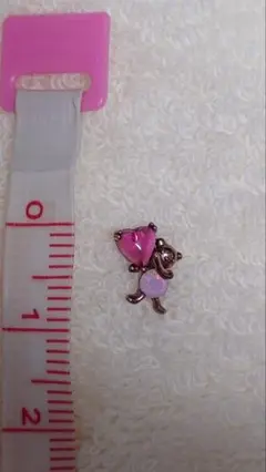 ボディピアス　16G 　くま