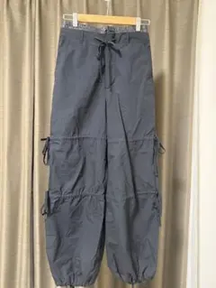 【即購入可！】JEANASIS ブラック　カーゴパンツ ドローストリング