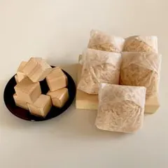 H2 【 森林浴・リラックス・アロマ 】ヒノキ チップ5袋 ◉ キューブ10個