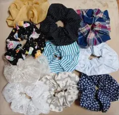 3.ハンドメイドシュシュ10点セット