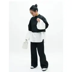 emmi atelier ダンボール クロップド セット 金子綾　コラボ