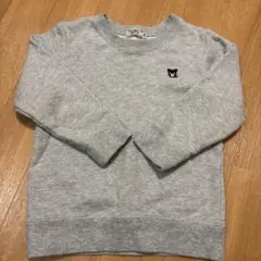 DOUBLE.B グレー トレーナー 100