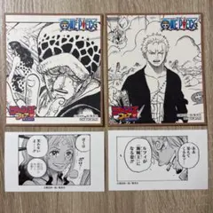 ジャンプフェア ワンピース 色紙 名刺カード サンジ ゾロ トラファルガー・ロー