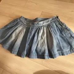 バーバリーブルーレーベルのデニムミニスカート