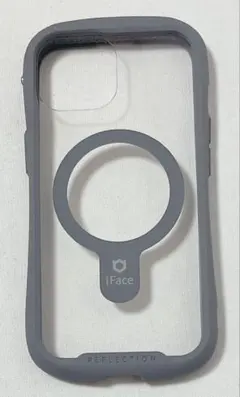 iFace MagSafe対応iPhone15/14/13ケース クリア グレー