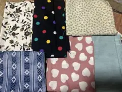 柄の生地セット ６種類