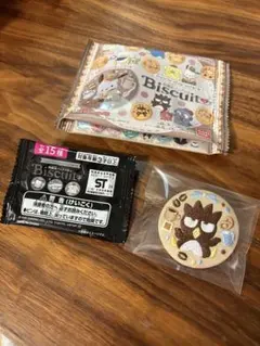 サンリオキャラクターズ　刺繍缶バッジ バッドバツ丸 新品未使用