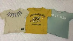 ズッパティズッカ　デニムダンガリー　グローバルワークTシャツ 3枚セットのサムネイル
