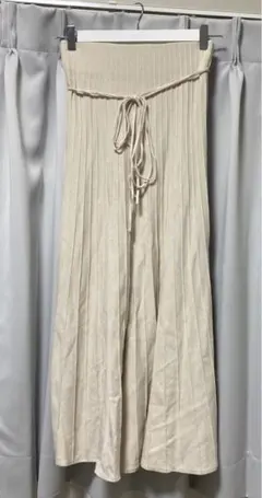 milaowen ロングスカート　アイボリー