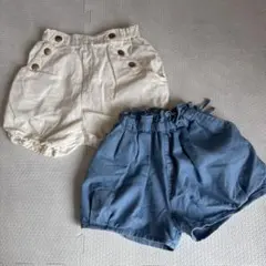 【110cm】 ハーフパンツ 2点セット