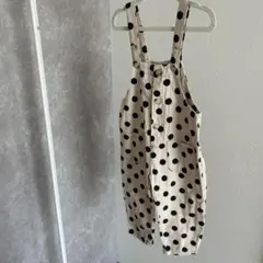 水玉 オーバーオール