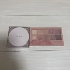 CLIO アイシャドウ、クッションファンデセット