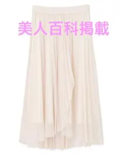 プロポーションボディドレッシング　ラップシフォンプリーツスカート　田中みな実着用