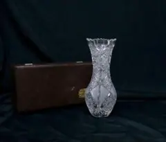 美品 ボヘミア クリスタル 花瓶 花入 共箱 260730−1 - メルカリ