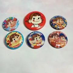 ペコちゃんの缶バッチセット