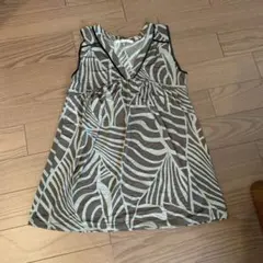 natural couture ストライプ ノースリーブチュニックのサムネイル