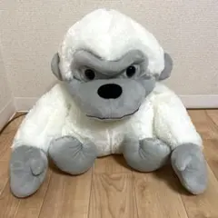 ゴリラ レトロ 昭和 ぬいぐるみ 白 ホワイト 可愛い ヴィンテージ