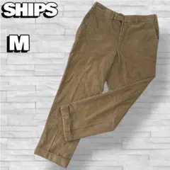 【SHIPS】チノパン HERTLING USA製 綿100% ブラウン M