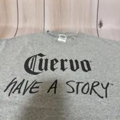 古着 ギルダン クエルボ テキーラ 企業 ロゴ Tシャツ グレー M