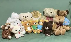 リラックマ ジャッキー くま ぬいぐるみ まとめ売り ペンケース キーホルダー