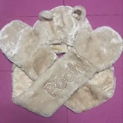 ディズニー くまのプーさん マフラーキャップ