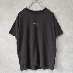 アーバンリサーチ 半袖Tシャツ【38】クルーネック 英字ロゴ 綿100% 黒