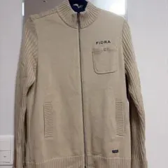 FIDRA ベージュ ジップアップジャケット