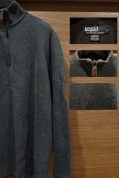 ラルフローレン ハーフジップ スウェット　タートルネック