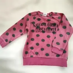 SLAP SLIP ドット柄トレーナー 110