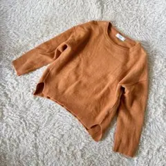 【美品】SLOBE IENA マスタード ニットセーター　ウール100%