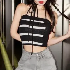 melt the lady 【新品タグ付き】open rib knit tops - メルカリ