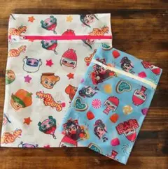 ディズニー　シュガー•ラッシュ　洗濯ネット　大小２枚セット　ランドリーネット