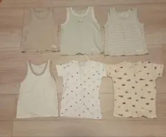 ベビー　肌着セット　男の子　90センチ　乗り物　タンクトップ　半袖　バースデイ