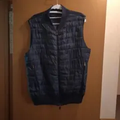 CORNELIANI ID ネイビー ノースリーブ中綿 ベスト