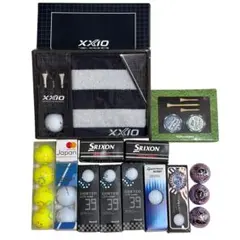 XXIO 他 ゴルフ用品 ゴルフボール ティー マーカー タオル まとめ セットのサムネイル