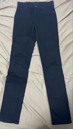 【美品】UNIQLO ウルトラストレッチジーンズ ブラック スキニーパンツ 22