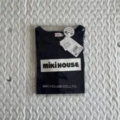 新品未開封 ミキハウス 接触冷感 半袖 Tシャツ ロゴ ペイズリー 